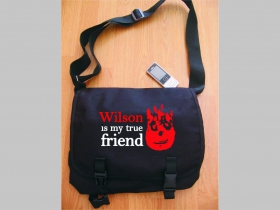 Wilson is my true friend  čierna taška cez plece